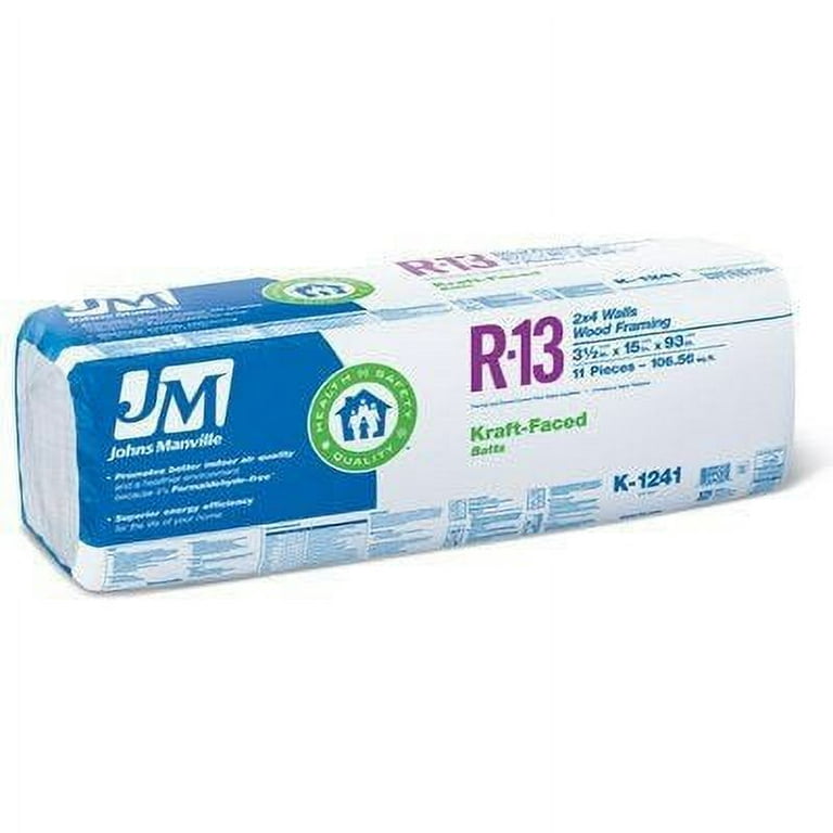 Johns Manville Intl Inc R13 15x93 Faced Batt