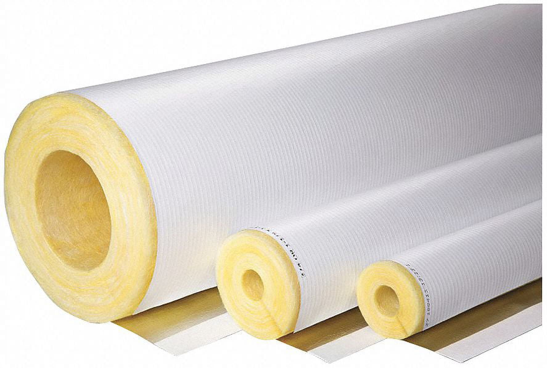 Johns Manville Pipe Insulation,Wall Th. 1/2in,For 1/2in 690441