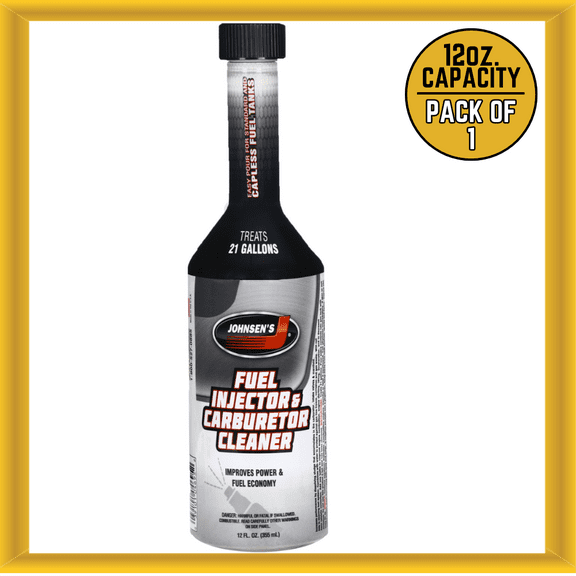 Johnsen's 4695 12 Ounce Capacity Fuel Injector and Carburetor Cleaner