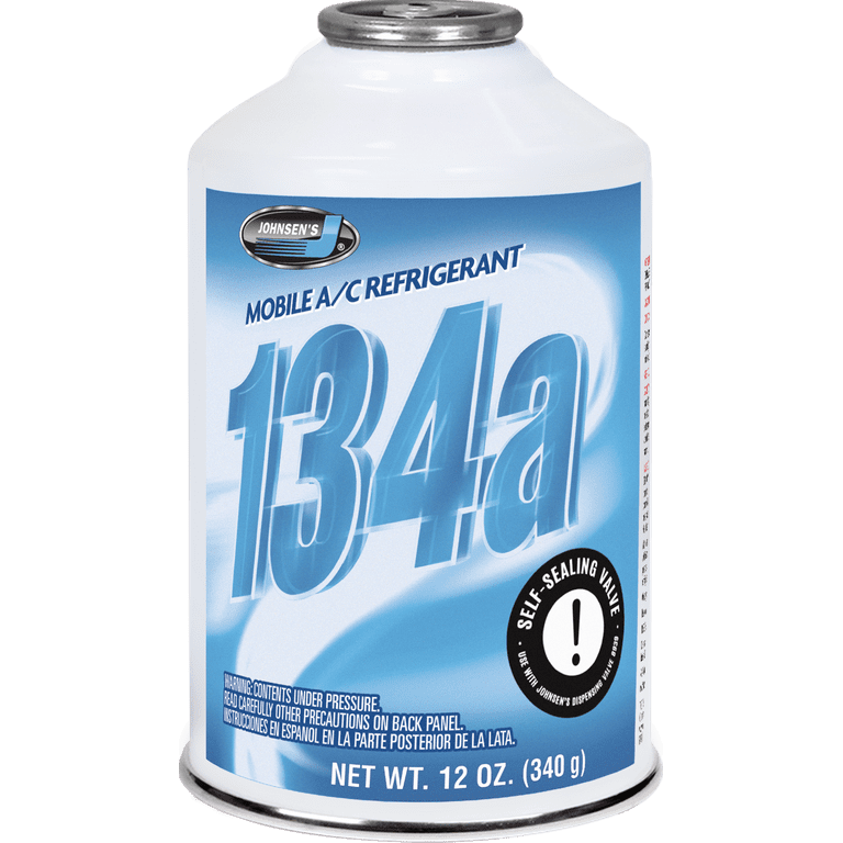 Johnsens R-134a 12 oz Pure A/C Refrigerant Refill for Auto Air