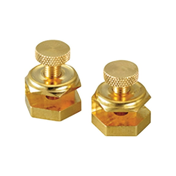 Johnson  1/2 in. L x 1/2 in. H Brass  Framing Square  Gold