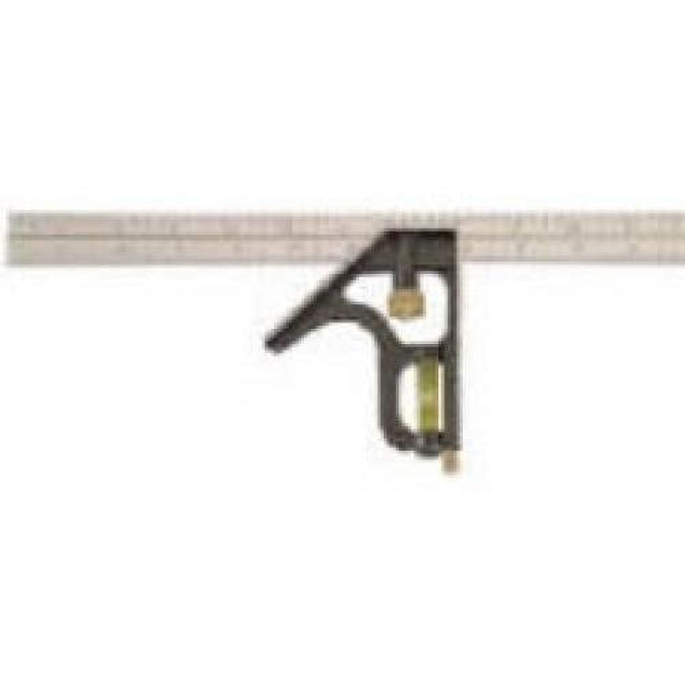 12 Inch Combination Square - Stainless Steel Carpenter's Square, T Ruler For Woodworking & Framing