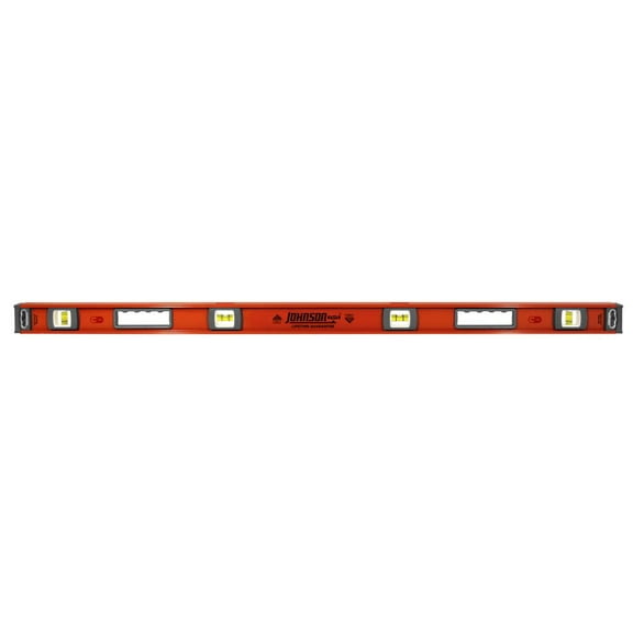 Johnson 1254-4800 48" Magnetic Heavy Duty I-Beam Aluminum Level
