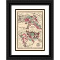 thumbnail image 1 of Johnson 18x24 Black Ornate Wood Framed with Double Matting Museum Art Print Titled - Middle East Turkey in Asia Persia Arabia, 1 of 4