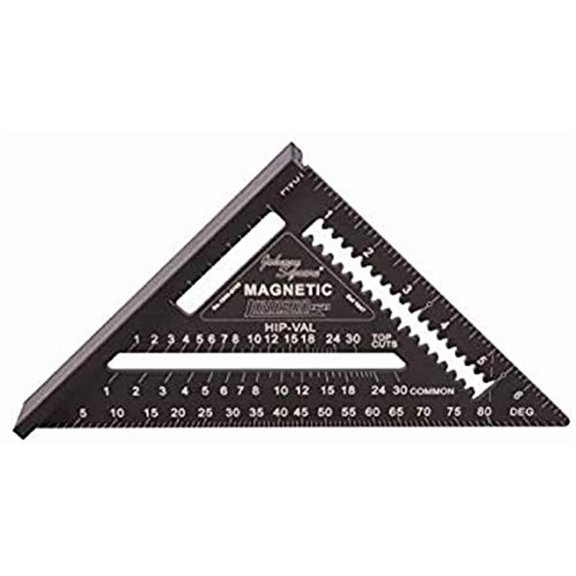 Johnson 1959-0700 7" Magnetic Johnny Square Professional Easy-Read