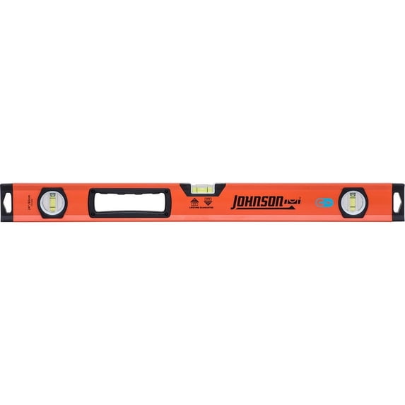 Johnson 24 in. Aluminum Magnetic Box Level 3 Vial