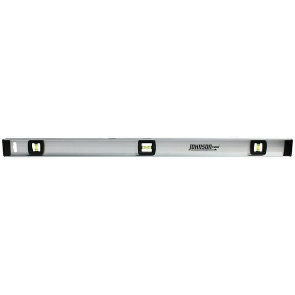 Johnson 36 in. Aluminum I-Beam Level 3 vial