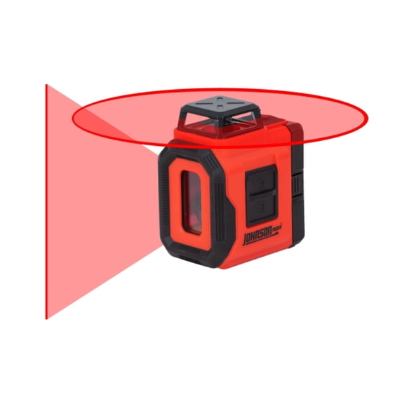 Johnson 40-6611 Self-Leveling 360 Laser w/Plumb Line Kit