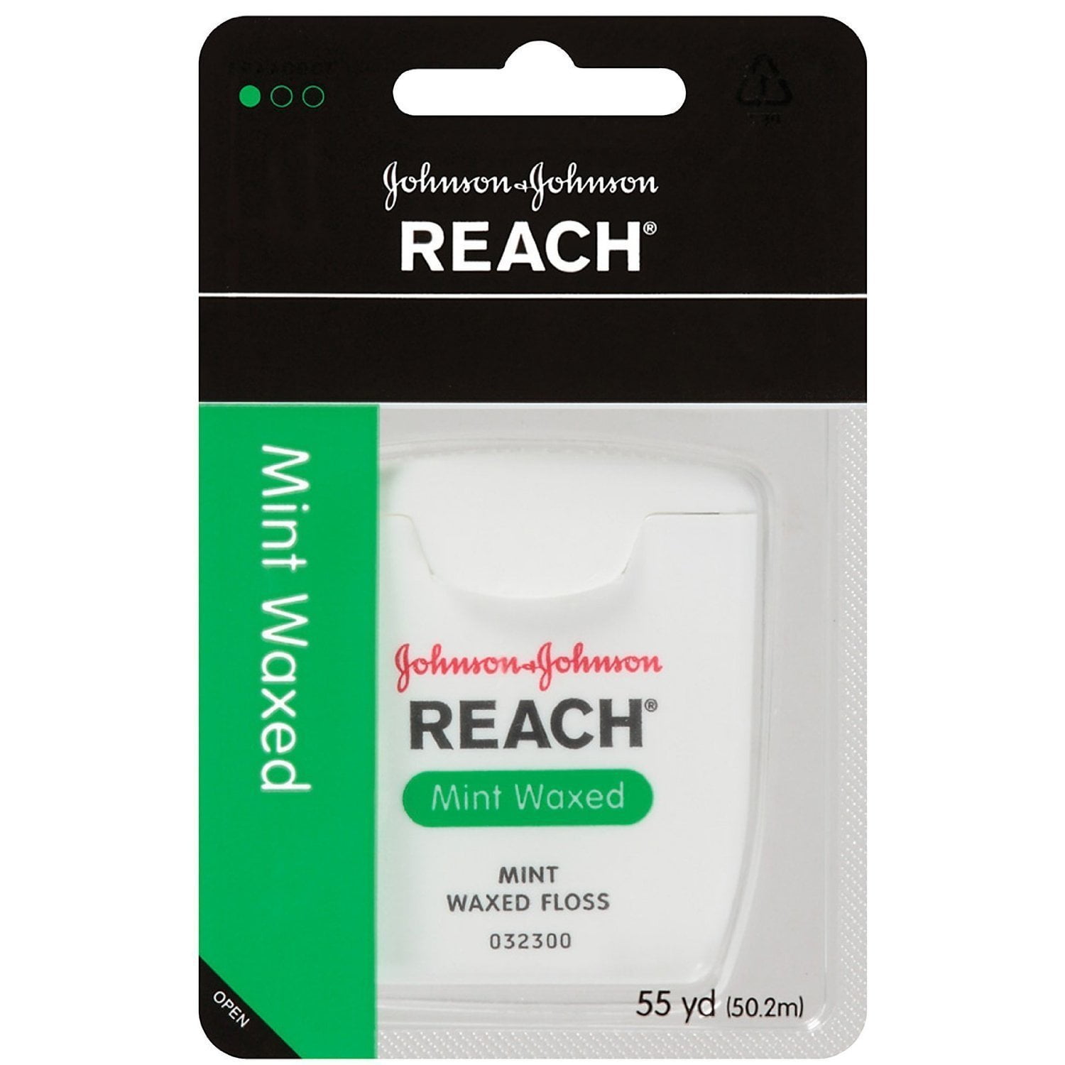 Johnson And Johnson Reach Mint Waxed Dental Floss - 55 Yards, 6 Pack