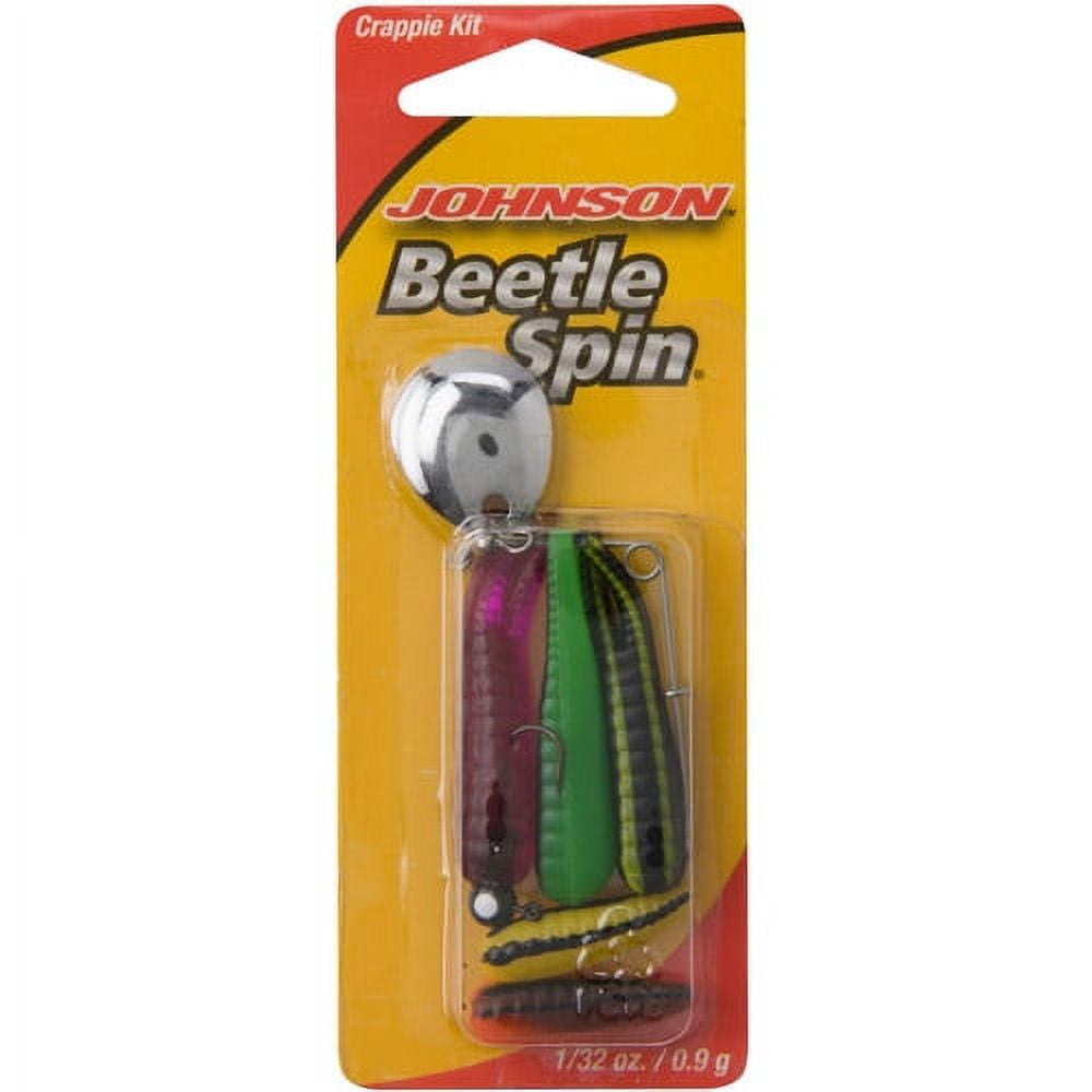 Johnson Beetle Spin Crappie Buster Fishing Bait Kit 
