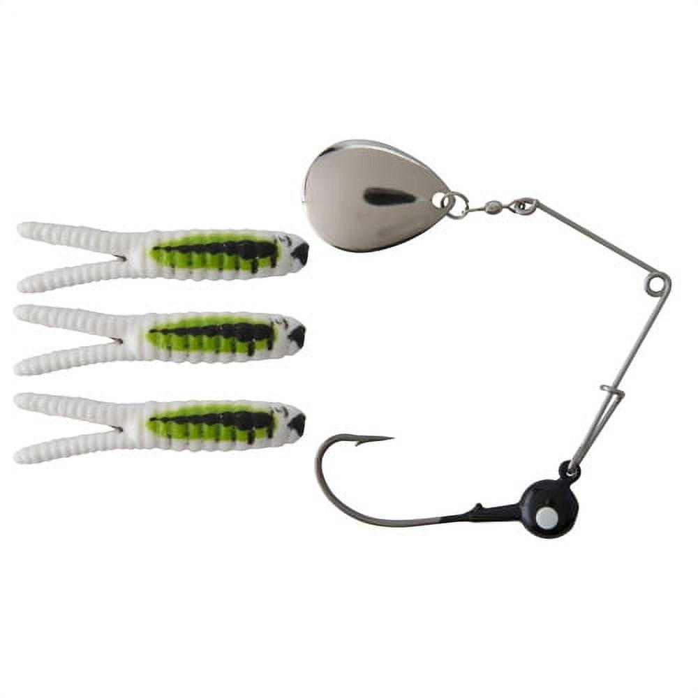 attaching beetle spin lures for bass Johnson Nickel Blade pan fish Fishing a BEETLE SPIN for