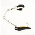 thumbnail image 1 of Johnson Original Beetle Spin Fishing Lure, Black/Yellow Stripe, 1 in, 1 of 6