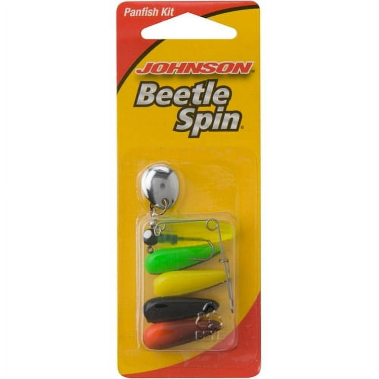 Johnson Beetle Spin 1/32oz Black Yellow