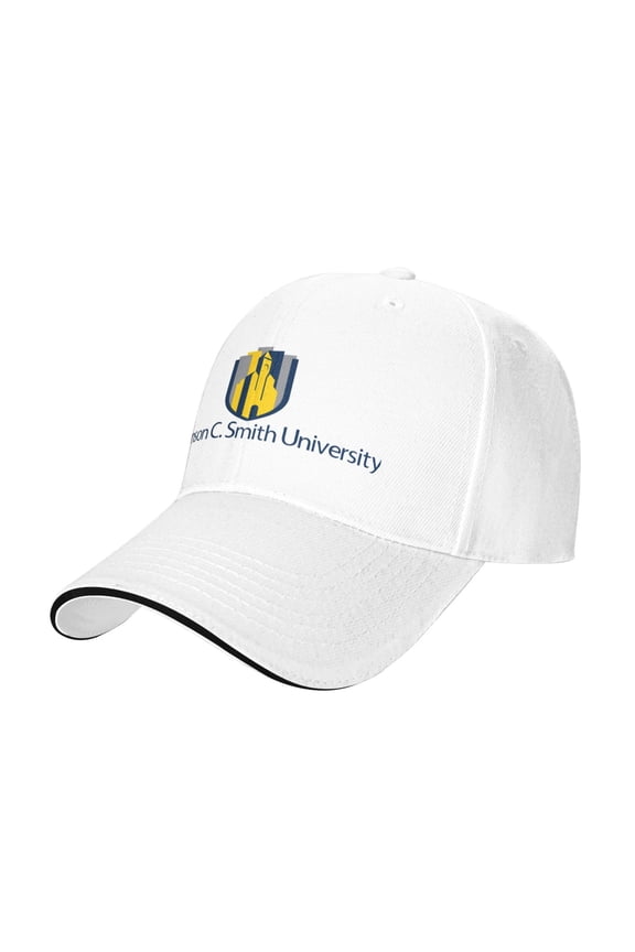 Johnson C Smith University Casual Sandwich Baseball Cap Adjustable For Men For Women