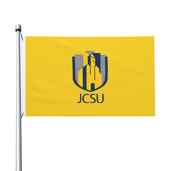 Johnson C Smith University Logo 3x5 Ft Flag Double Sided Indoor Outdoor Double Stitched Polyester Flag With 2 Grommets-Both Side Can Be Read