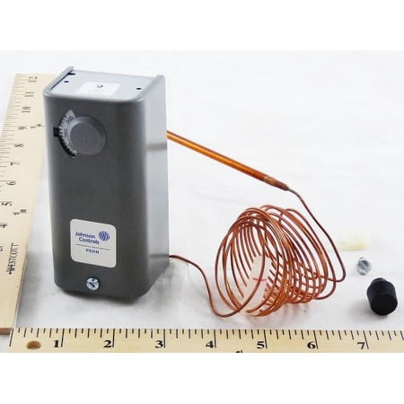 Johnson Controls A19AAB-10 - 200/550F 8'CAP.SPST OPEN-HI Thermostat Switch
