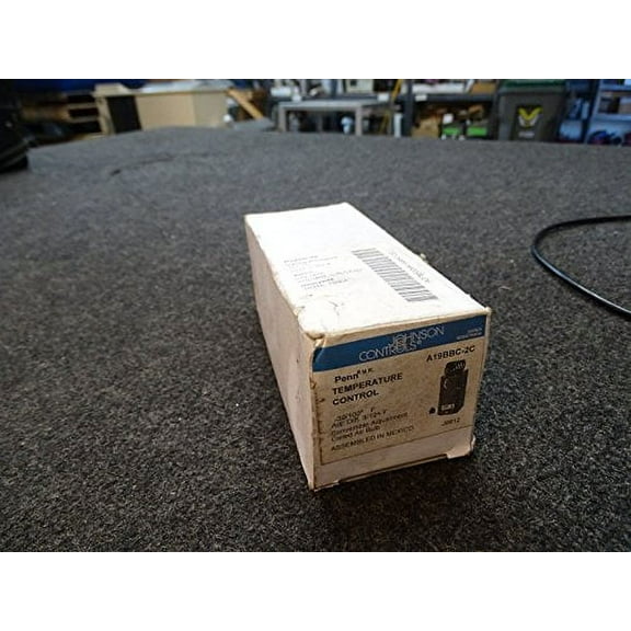 Johnson Controls A19BBC-2C Line Volt Mechanical Thermostat, 120 to 277 VAC