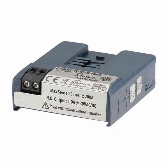 Johnson Controls Current Sensing Relay,Self Powered CSDECM-C35200L1