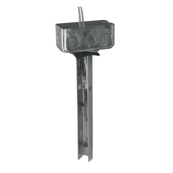 Johnson Controls Temperature Sensor Duct Mount Plate, Gray TE-6001-1