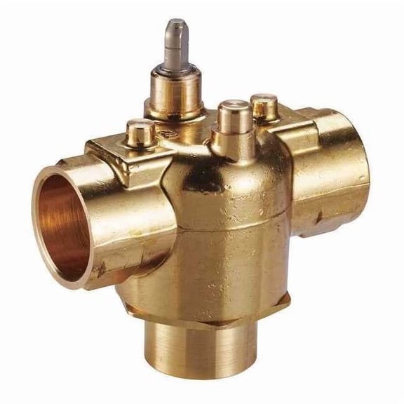 Johnson Controls Hydronic Globe Valve,Three-Way,1/2 in JS3213
