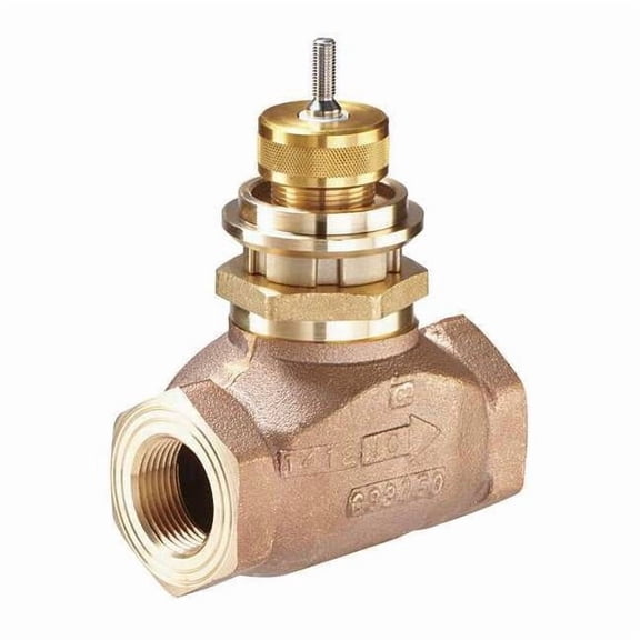 Johnson Controls Hydronic Globe Valve,Two-Way,1/2 in VG7241ET