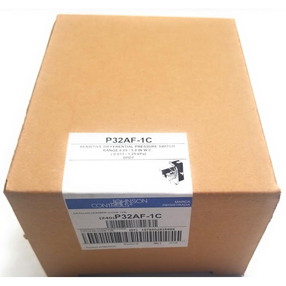 Johnson Controls P32AF-1C Differential Air Pressure Switch CA3
