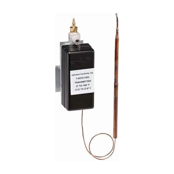 Johnson Controls Pneumatic Temp Transmitter,40-240 Deg F T-5210-1004