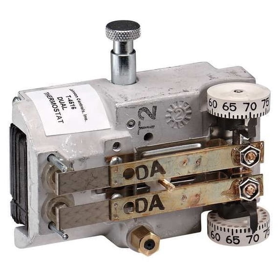 Johnson Controls Pneumatic Tstat,Heat/Cool,2Pipe,High T-4756-205