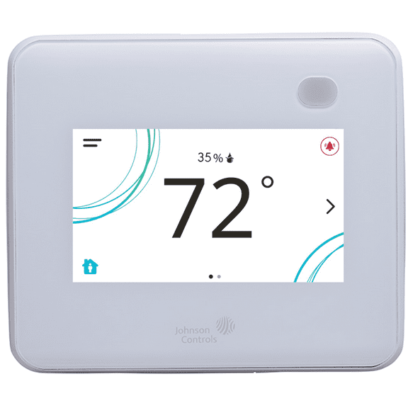 Johnson Controls TEC3330-14-000 TEC3000 Stand-alone Thermostat Controller, Heat Pump w/ Economizer (White), replacement for TEC3330-00-000