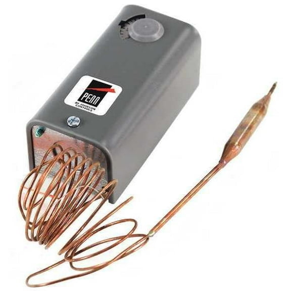 Johnson Controls Temp Contrl,-30-100 DegF,6ft Open LoSPST A19AAA-49