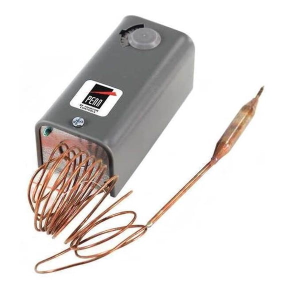 Johnson Controls Temp Contrl,-30-100 DegF,6ft Open LoSPST A19AAA-49