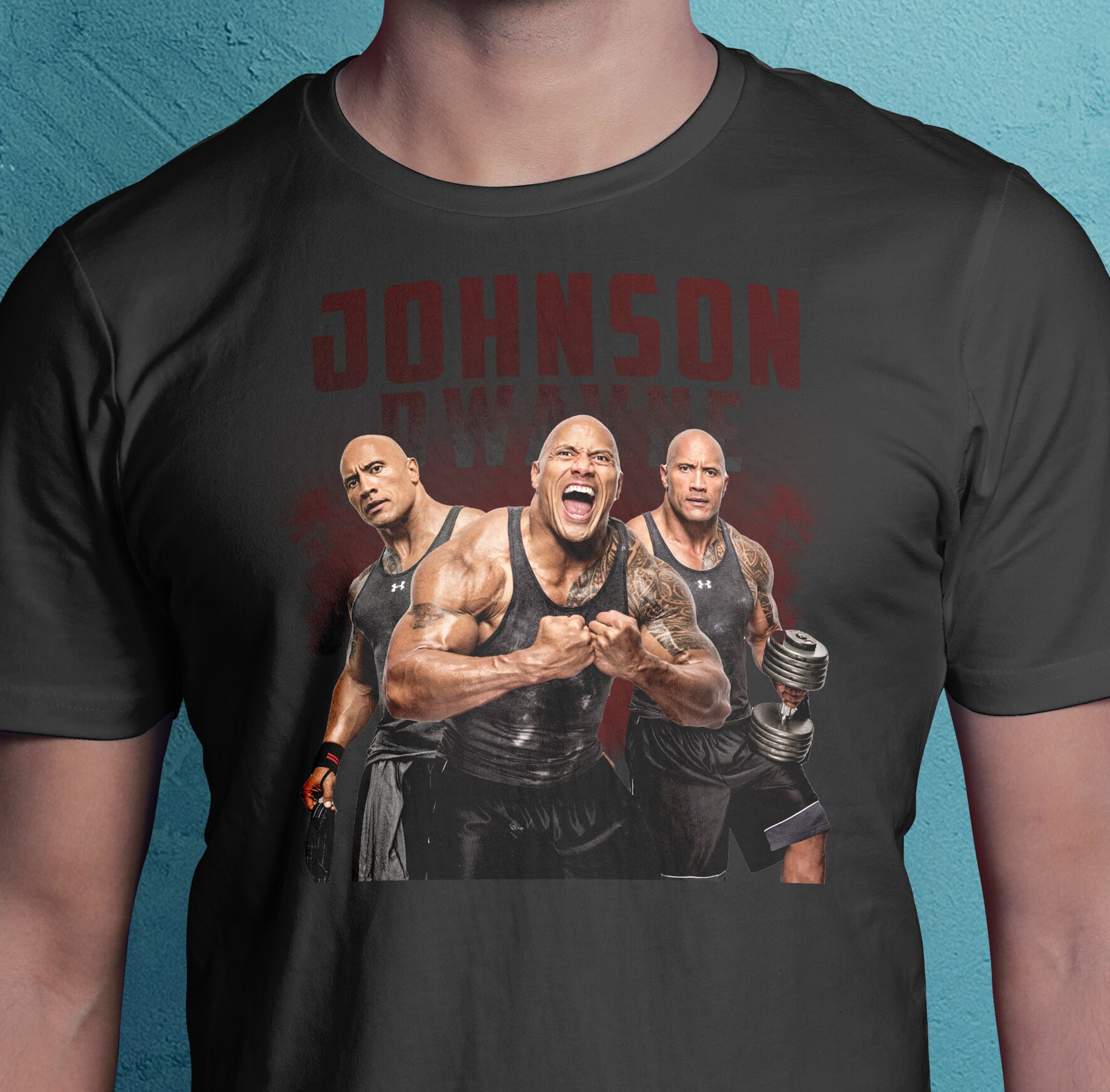 Johnson Dwayne T Shirt Design PNG Instant Download - Johnson Dwayne