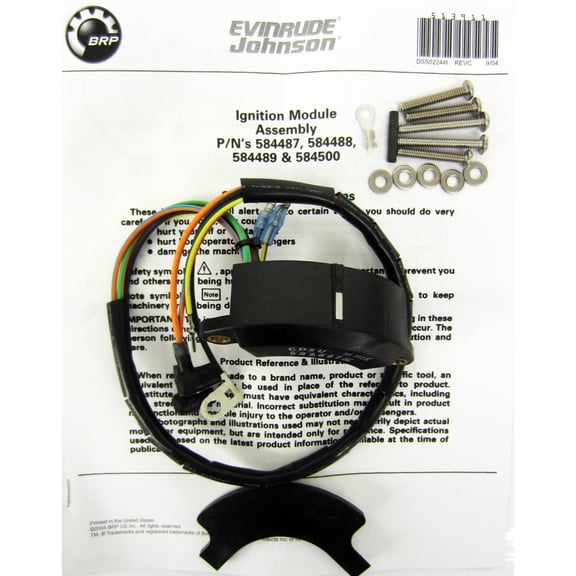 Johnson Evinrude OMC OEM Ignition Module Kit 4-15HP 1989-1993, 0584488
