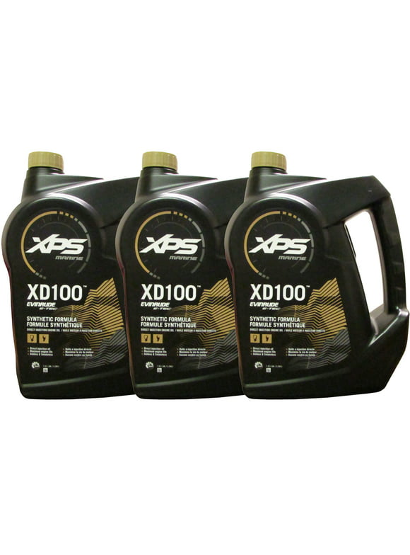 Johnson Evinrude/OMC XPS Marine XD100 Oil Gallon 3 Pack 779711, 0779711, 0764357