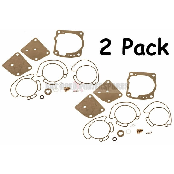 Johnson Evinrude Twin Carburetor Carb Rebuild Kit V4 V6 90 100 115 150 175 HP