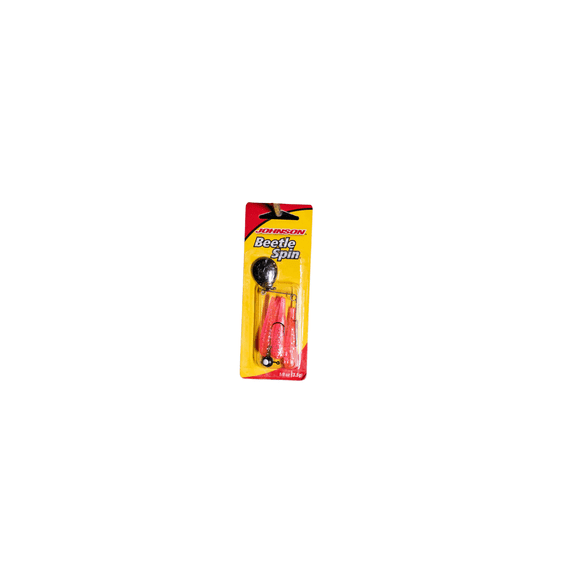 Johnson Original Beetle Spin Fishing Lure, Pink Sparkle, 1.5 in