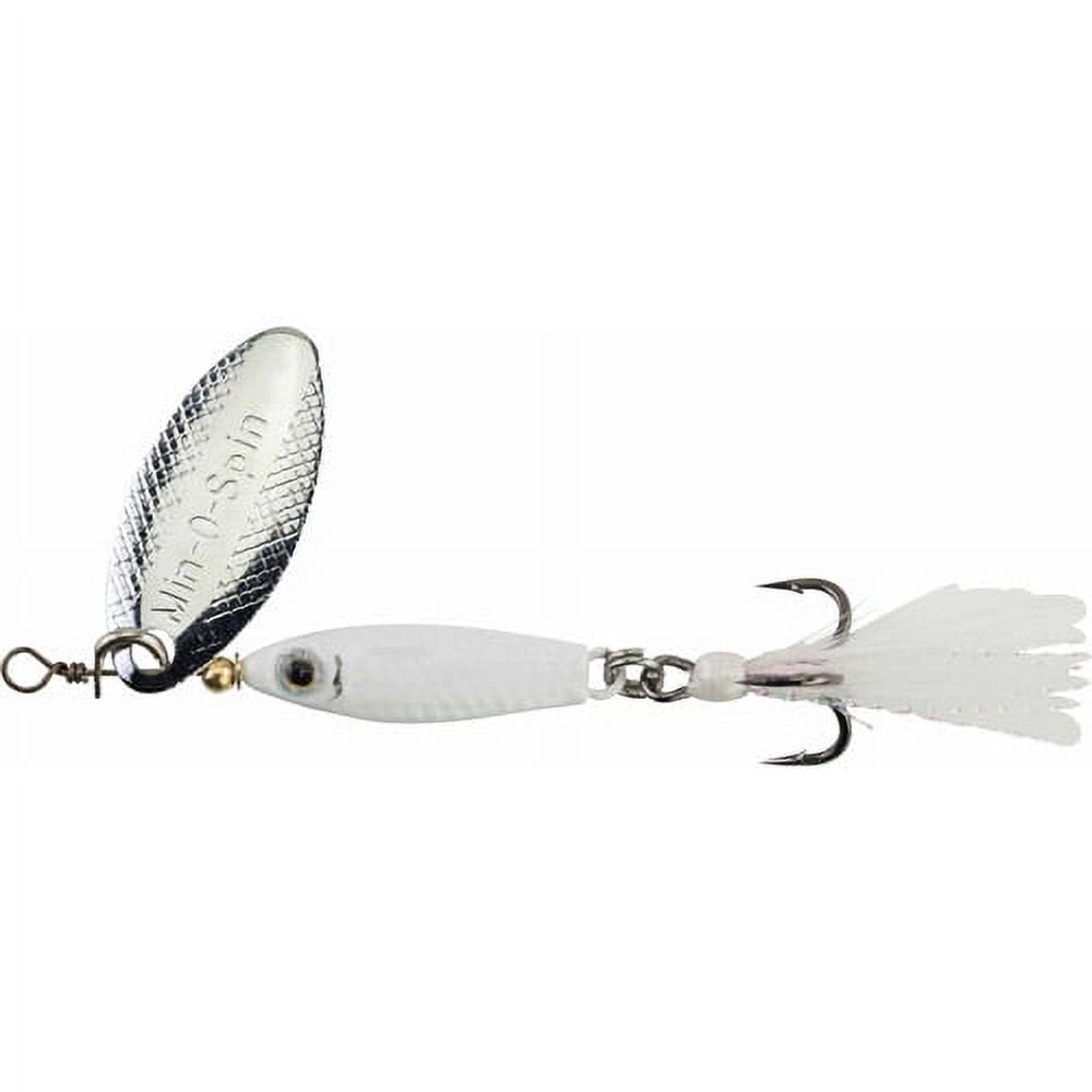 Johnson Fishing Min-O-Spin Spinner Bait with Hooks and Tinsel for