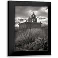 thumbnail image 1 of Johnson, George 11x14 Black Modern Framed Museum Art Print Titled - Mission San Xavier III, 1 of 5