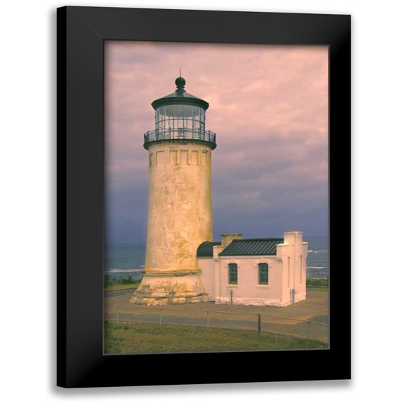 Johnson, George 11x14 Black Modern Framed Museum Art Print Titled - North Head Lighthouse