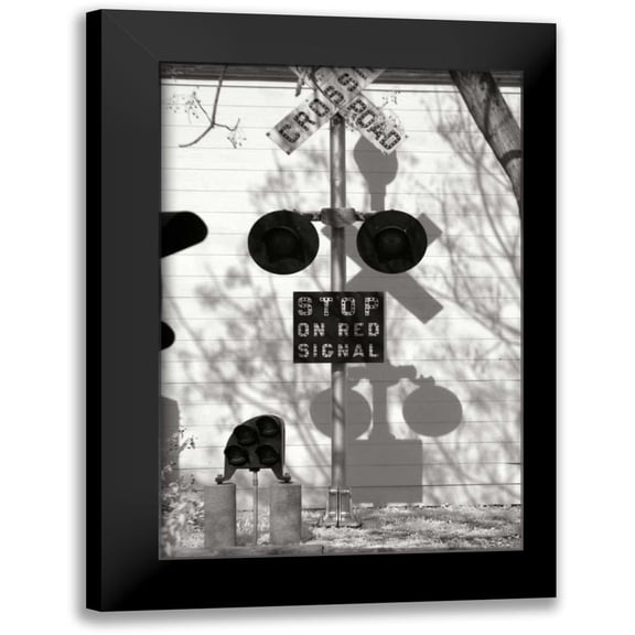 Johnson, George 11x14 Black Modern Framed Museum Art Print Titled - RR Signal I