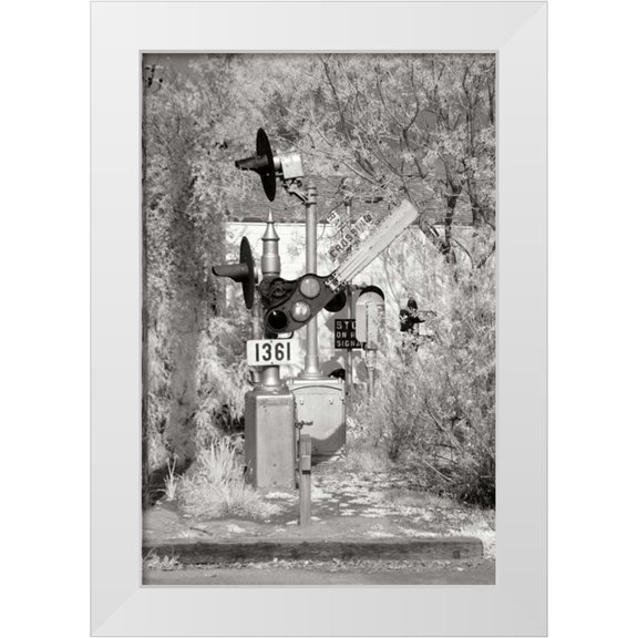Johnson, George 11x14 White Modern Wood Framed Museum Art Print Titled - RR Signal II