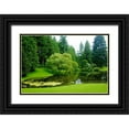 thumbnail image 1 of Johnson, George 14x11 Black Ornate Wood Framed with Double Matting Museum Art Print Titled - Bloedel Reserve II, 1 of 4
