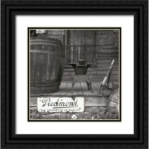Johnson, George 15x15 Black Ornate Wood Framed with Double Matting Museum Art Print Titled - Sautee Store I