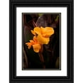 thumbnail image 1 of Johnson, George 17x24 Black Ornate Wood Framed with Double Matting Museum Art Print Titled - Orange Flower I, 1 of 4