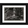 thumbnail image 1 of Johnson, George 18x13 Black Ornate Wood Framed with Double Matting Museum Art Print Titled - Point Reyes II, 1 of 4