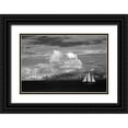 thumbnail image 1 of Johnson, George 18x13 Black Ornate Wood Framed with Double Matting Museum Art Print Titled - Port Townsend Sailboat I, 1 of 4