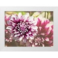 thumbnail image 1 of Johnson, George 18x14 White Modern Wood Framed Museum Art Print Titled - Garden Dahlias III, 1 of 4