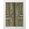 thumbnail image 1 of Johnson, George 19x24 White Modern Wood Framed Museum Art Print Titled - Venice Green Door, 1 of 4