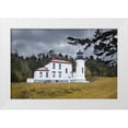 thumbnail image 1 of Johnson, George 32x22 White Modern Wood Framed Museum Art Print Titled - Admiralty Head Lighthouse, 1 of 4