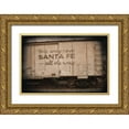 thumbnail image 1 of Johnson, George 32x23 Gold Ornate Wood Framed with Double Matting Museum Art Print Titled - Santa Fe All the Way, 1 of 4